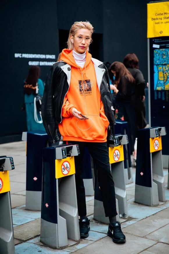 Bright sweatshirt