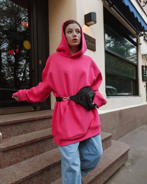 Fuchsia sweatshirt