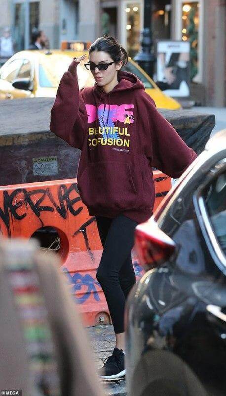 Burgundy sweatshirt