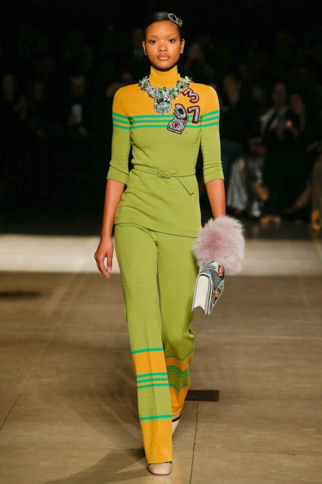 Knitted trousers