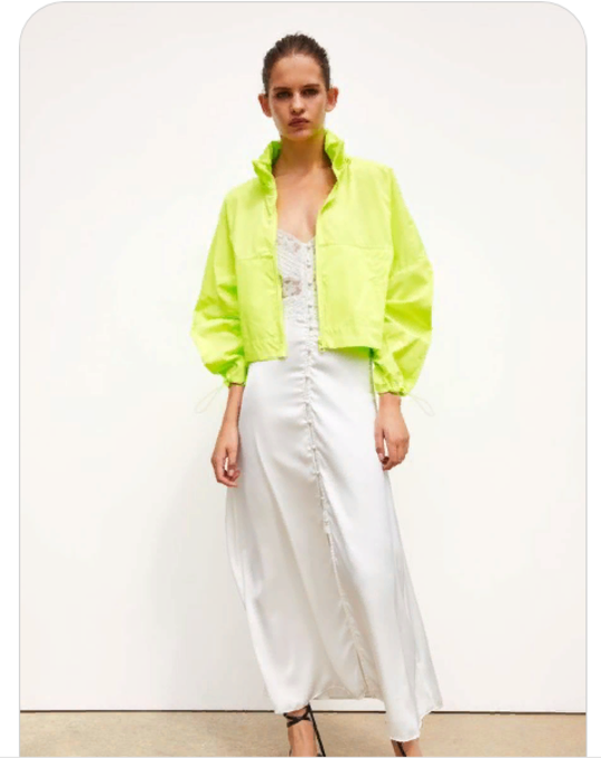 Yellow windbreaker