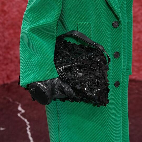 Green coat