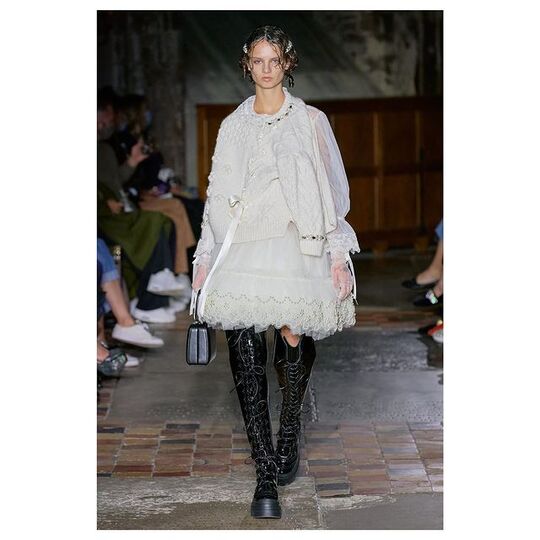 Dress with ruffles