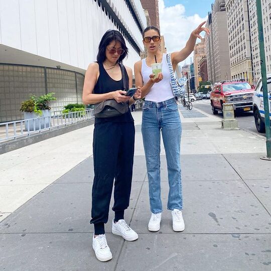 Jeans with t-shirt