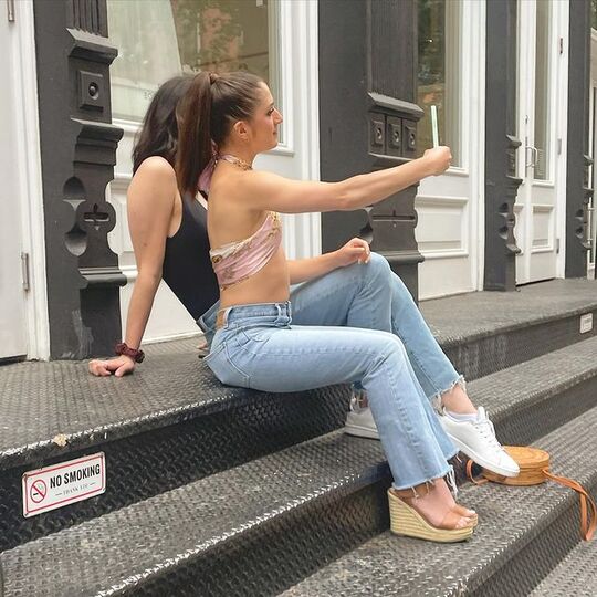 Jeans with top