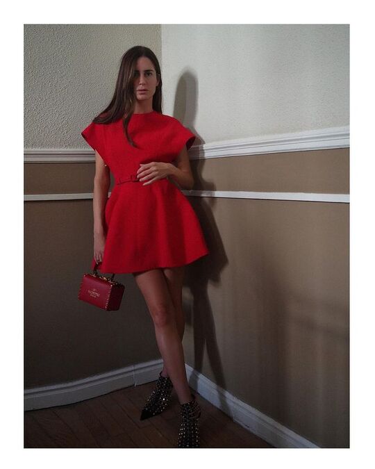 Red dress