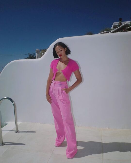 Pink jacket