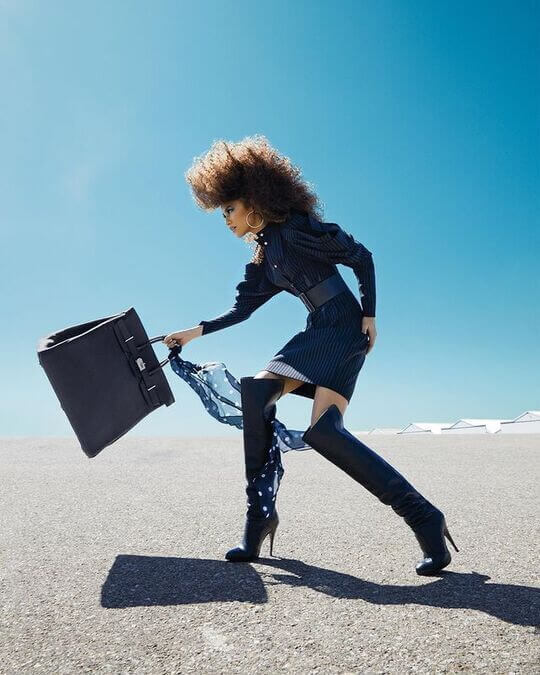 Zendaya in character