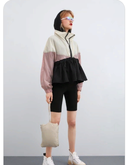 Fitted windbreaker
