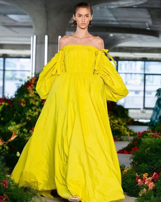 Yellow dress