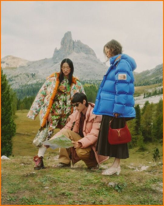 Fashionable down jackets
