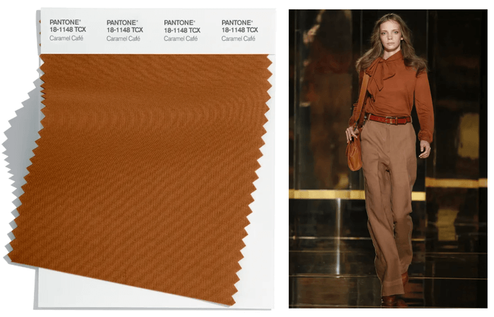 Coffee-caramel color