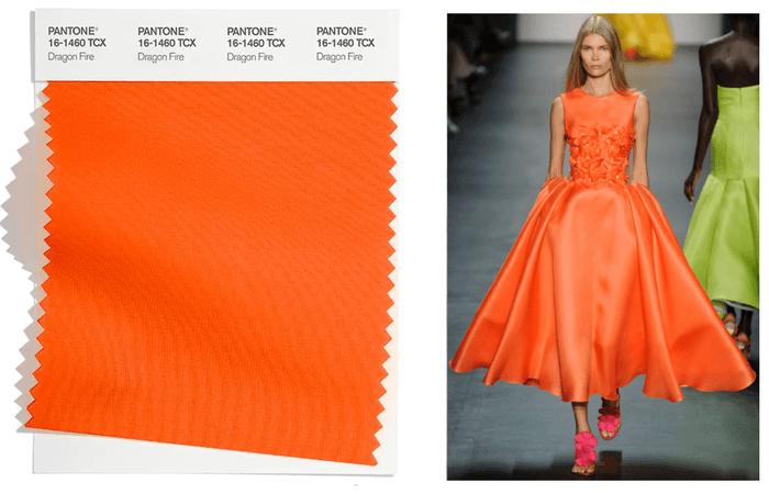 Rich orange color