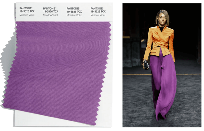 Violet color