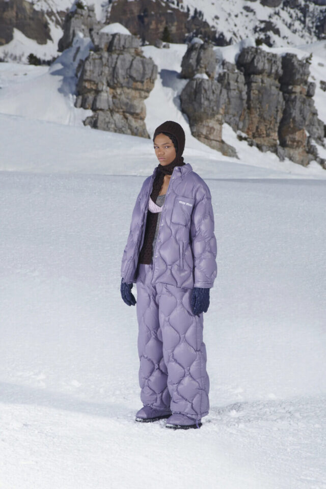 Down jacket from Miu Miu 