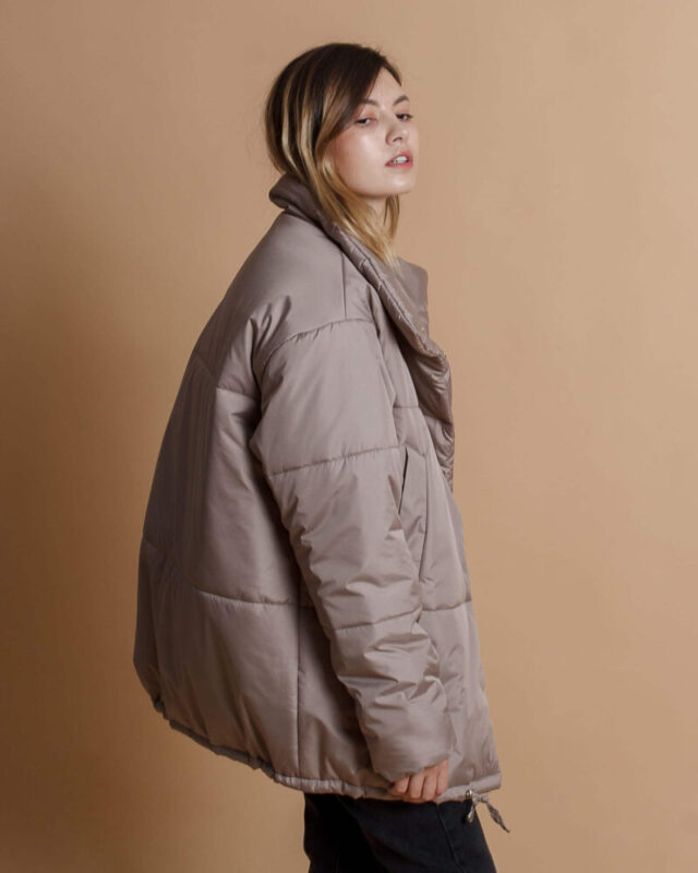 Beige jacket oversize