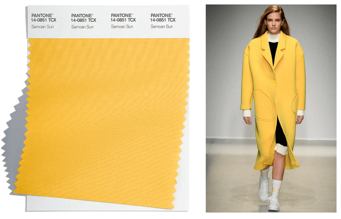 Sunny yellow color