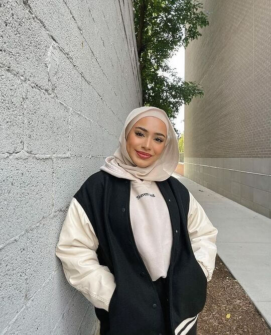 With jacket