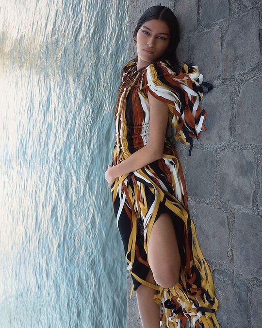 Fringe on the dress
