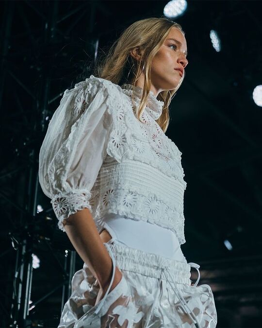White dress