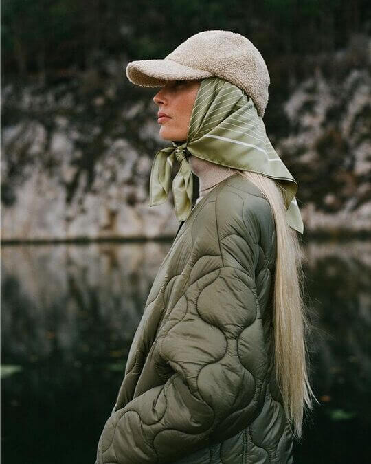 Headscarf with jacket