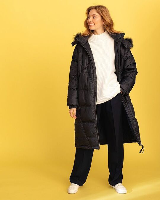 Black down jacket
