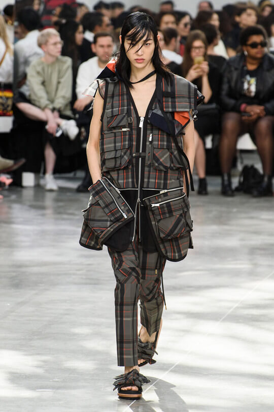 Vest with patch pockets