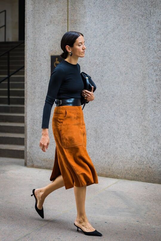 Corduroy skirt