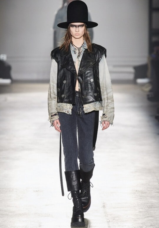 Leather vest