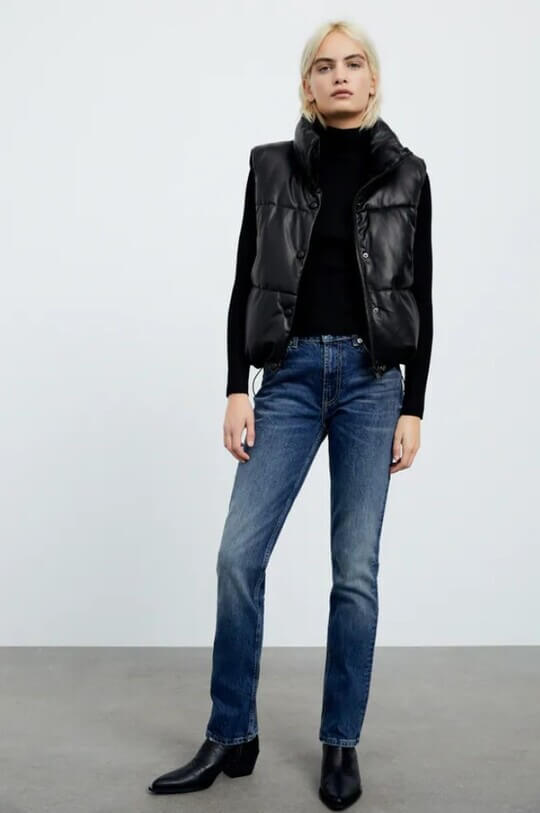 Zara nylon vest