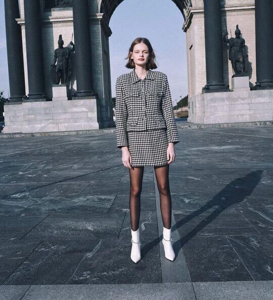 White ankle boots