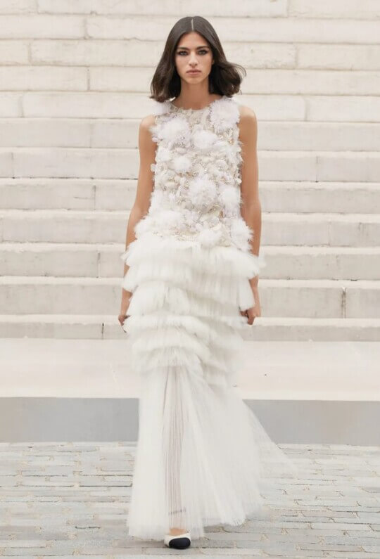 White dress by Chanel