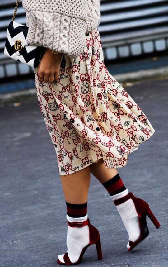 Dark sandals