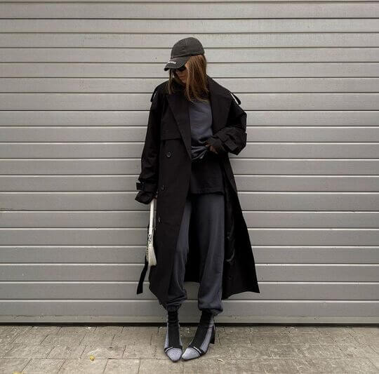 With tracksuit