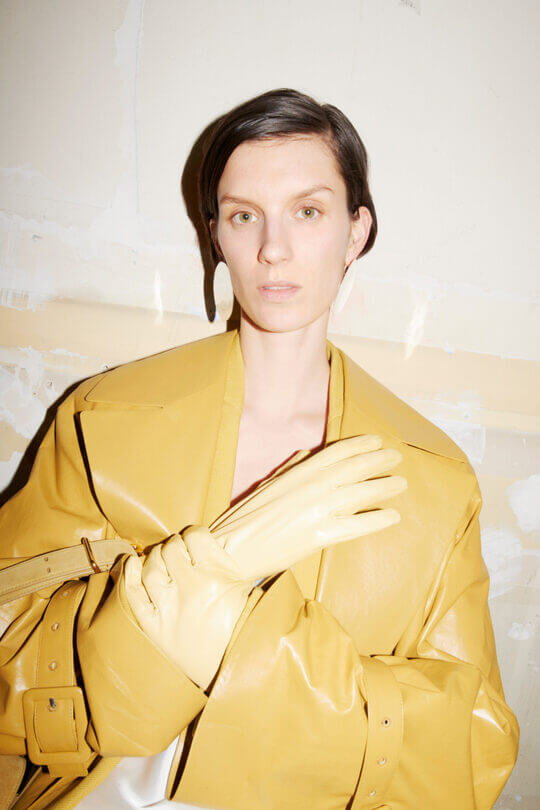 Yellow gloves