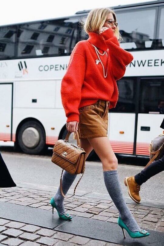 Socks with shoes