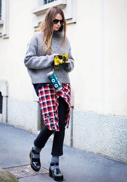 Blue socks