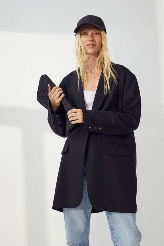 With jacket