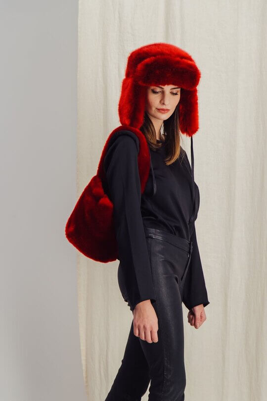 Red earflap