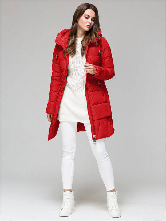 Red with white