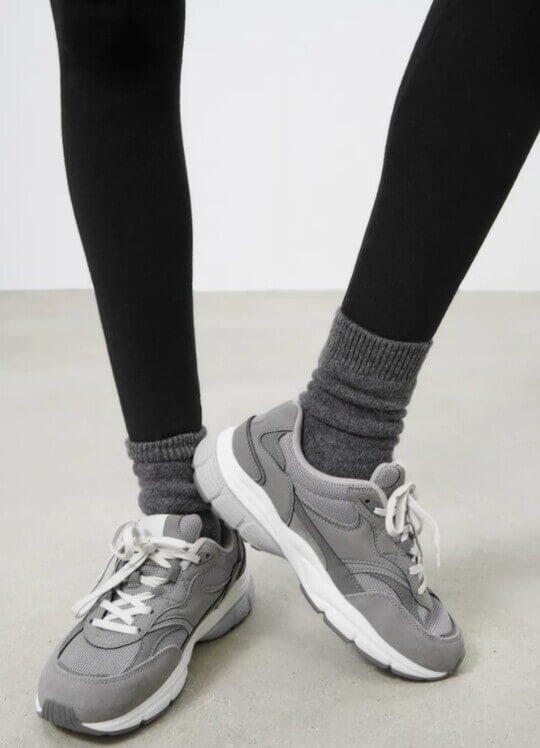 Sneakers with socks