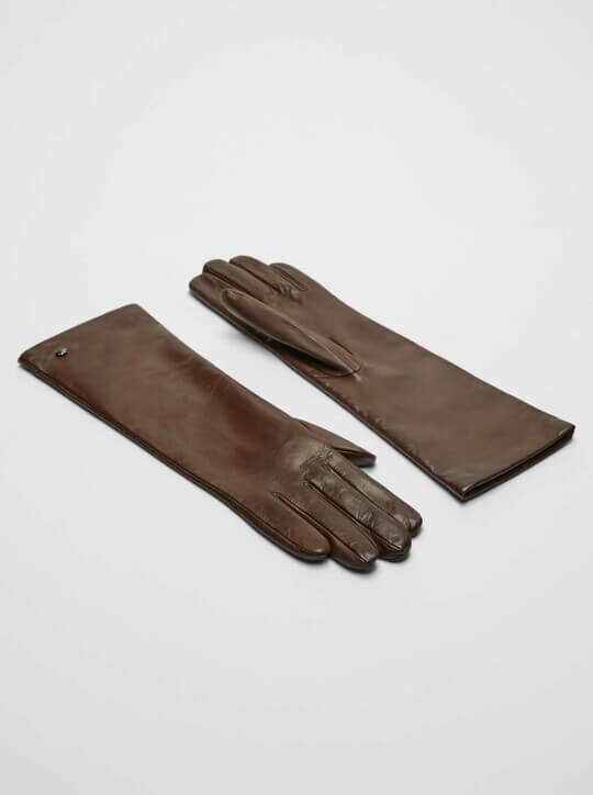 Brown gloves
