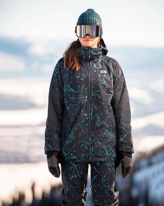 Dark down jacket