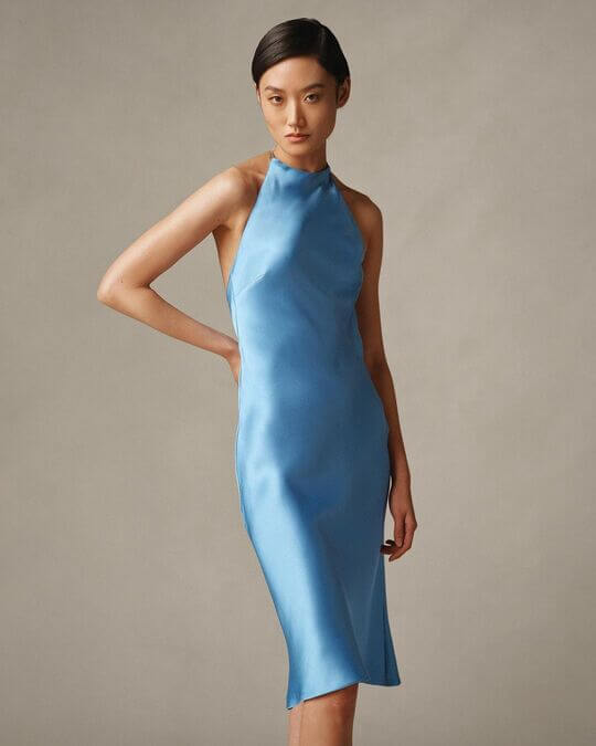 Blue dress