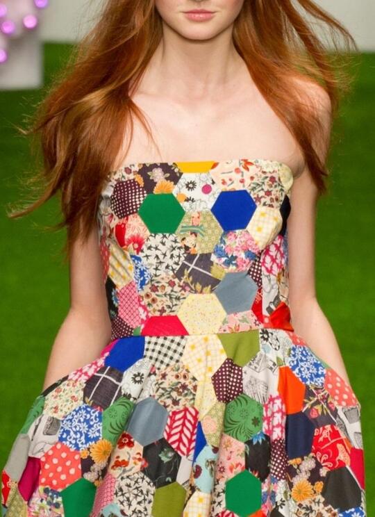 Patchwork dress