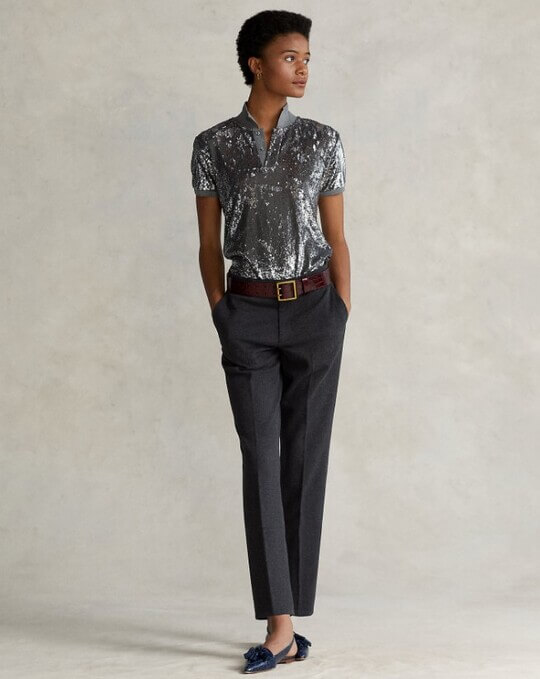 Polo in sequins