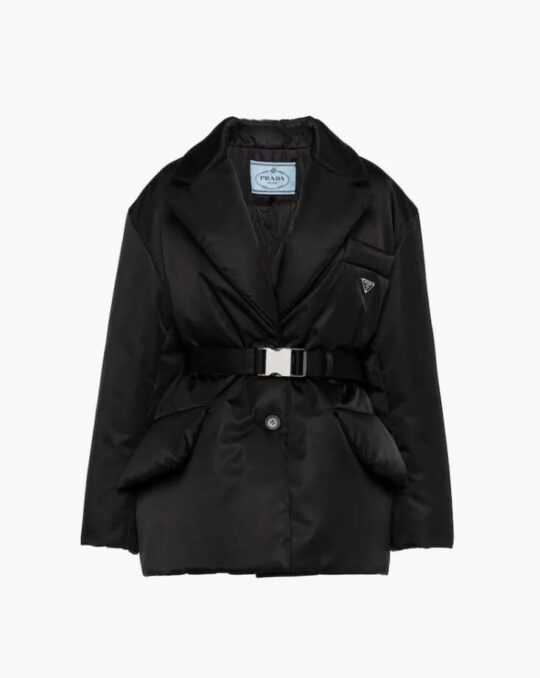 Black down jacket from Prada