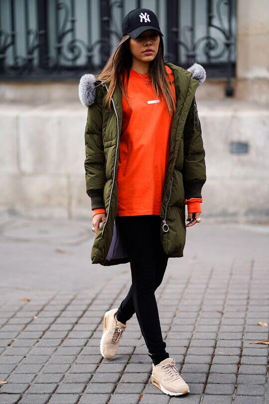 With down jacket