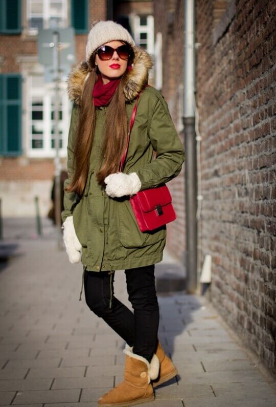 Park with uggs