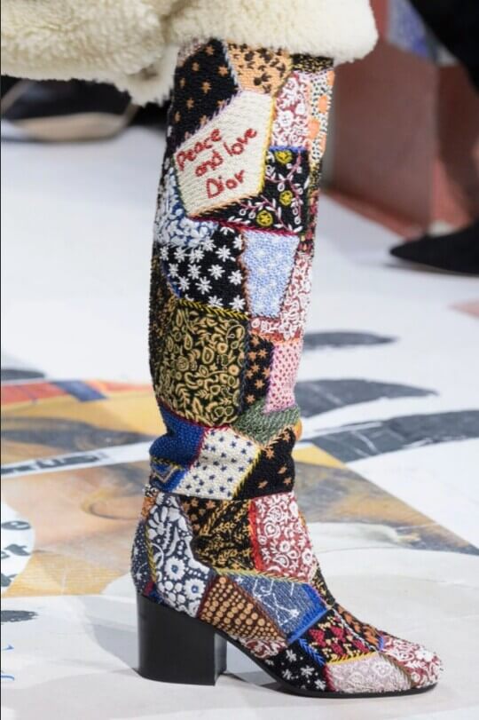 Patchwork Boots